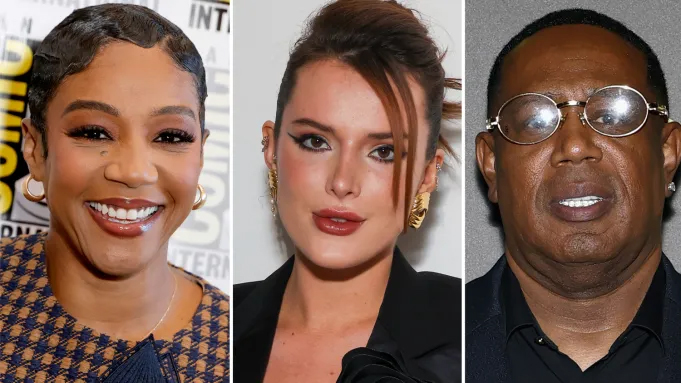 Tiffany Haddish, Bella Thorne, and Percy Miller